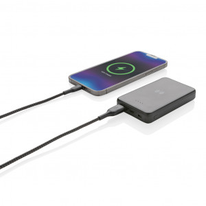 Powerbank wireless din plastic reciclat 5.000 mAh 5W - Img 3