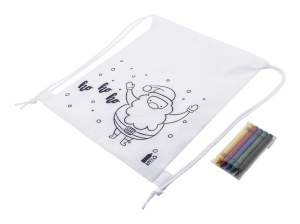 Rucsac cu șnur, set de colorat, design de Crăciun - Img 4