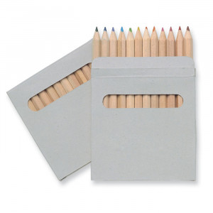 Set de 12 creioane colorate - Img 1