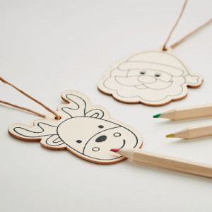 Set de ornamente din lemn - Img 2