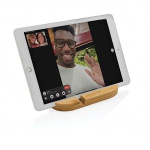 Suport pentru tableta si telefon din bambus - Img 8