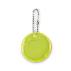 Breloc rotund reflectorizant
