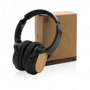 Căști wireless pliabile RCS și FSC® bambus Elite - Img 9
