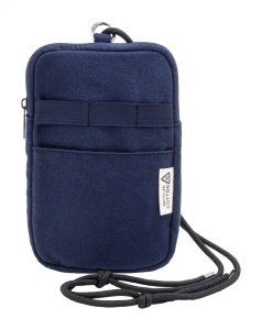 Geantă pentru telefon mobil, crossbody, din pânză reciclată - Img 2