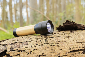 Lanterna Lucid 3W RCS din plastic reciclat și bambus - Img 8