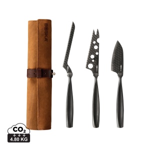 Set de cuțite pentru brânză BOSKA Monaco+ Black - Img 1