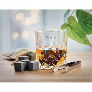 Set pt whisky în cutie bambus - Img 3