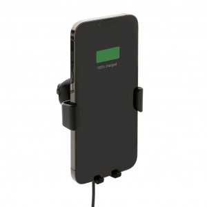 Suport auto cu încărcător wireless RCS din plastic reciclat 10W - Img 3