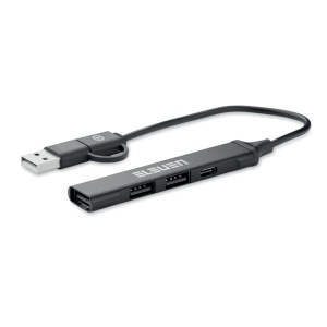 USB 4 porturi hub 19 cm - Img 2