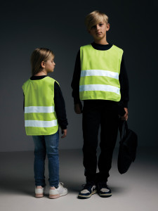 Vesta de siguranță de înaltă vizibilitate GRS PET reciclat 7-12 ani - Img 12