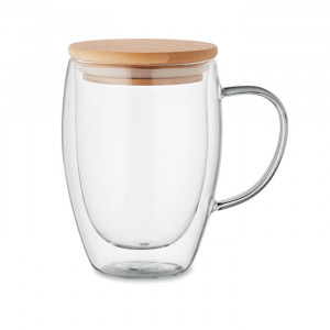 Cană borosilicată cu perete dublu - 350ml