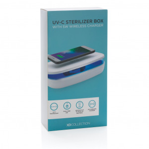 Cutie sterilizatoare UV-C cu încărcător wireless de 5W - Img 19