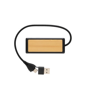 Hub USB 2.0 USB cu conector de intrare dublă - Img 3