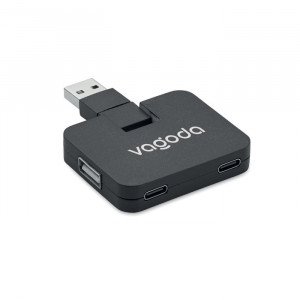 Hub USB 4 porturi + cablu 20 cm - Img 7