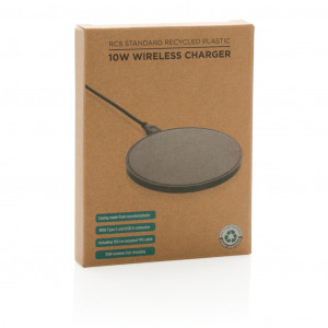 Încărcător fără fir de 10 W din plastic reciclat standard RCS - Img 10