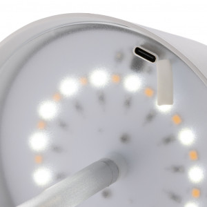 Lampă de masă din plastic reciclat Pure Glow RCS, reîncărcabilă prin usb - Img 5