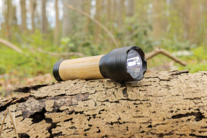Lanterna Lucid 1W RCS din plastic reciclat și bambus - Img 8