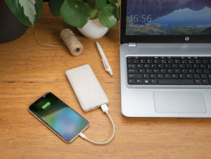 Powerbank din fibră naturală de grâu de 10.000 mAh - Img 7