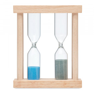 Set de 2 clepsidre din lemn - Img 1