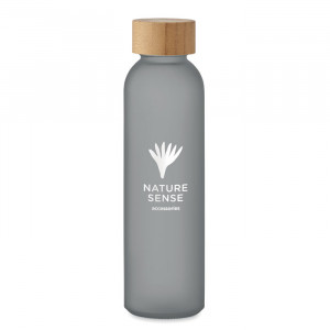 Sticlă cu finisaj mat și capac din bambus. 500ml - Img 6