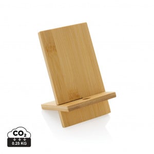 Suport pentru telefon din bambus FSC® în cutie kraft FSC®