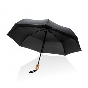 21" Impact AWARE™ RPET 190T umbrelă de bambus - Img 7