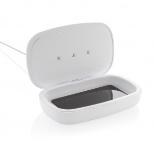 Cutie sterilizatoare UV-C cu încărcător wireless de 5W - Img 4