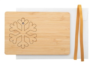 Felicitare de Crăciun, flocon de neige