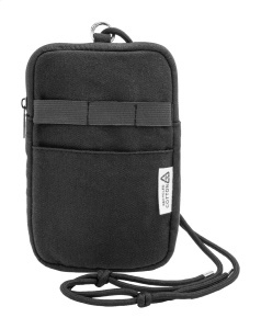 Geantă pentru telefon mobil, crossbody, din pânză reciclată - Img 2