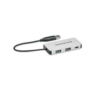 Hub USB cu 3 porturi + cablu 20 cm - Img 6