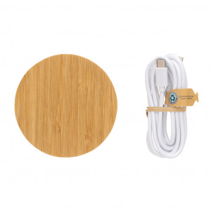 Încărcător wireless FSC® bambus 15W - Img 3