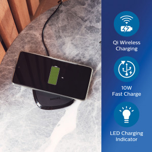 Încărcător wireless Qi Philips de 10 W - Img 5