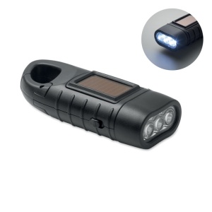 Lanternă solară cu manivelă dinam