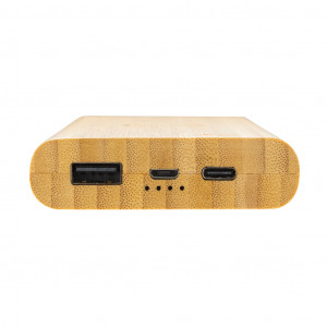 Powerbank wireless din bambus certificat FSC® de 8.000 mAh 5W - Img 6