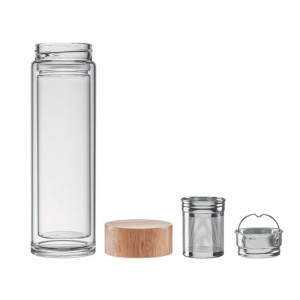 Sticlă perete dublu 420ml - Img 2