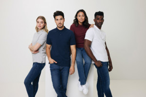 Tricou Polo Iqoniq Yosemite din bumbac reciclat - Img 6