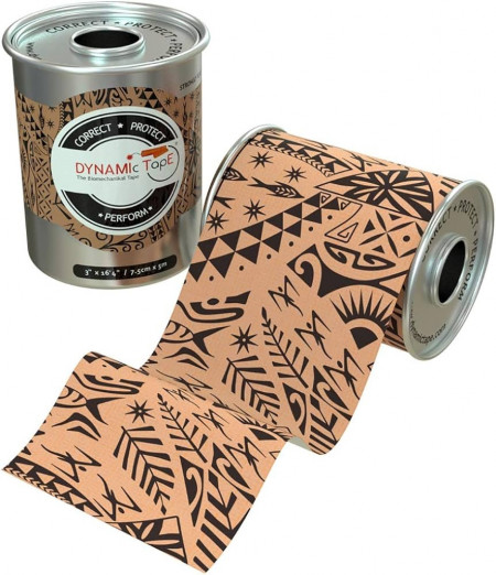 Dynamic Tape  „Bandolă biomecanică” 7,5cm x 5m tatuaj
