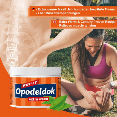 Balsam de camfor pentru articulații Refit Opodeldok Balsam de camfor 200 ml - Img 4
