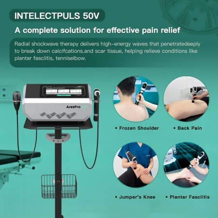 Dispozitive pentru terapie cu unde de șoc și ultrasunete AresPro Shockwave &amp; Ultrasunete 2 în 1 - Img 3