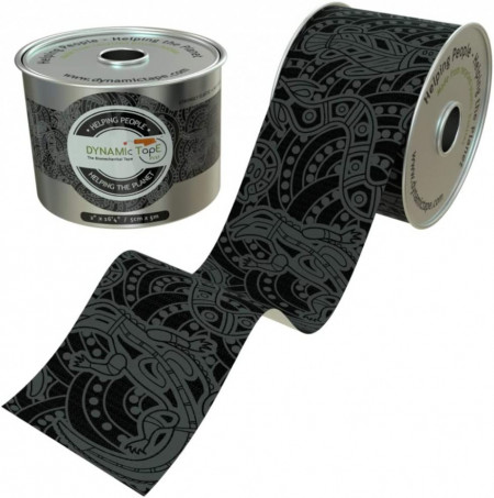 Dynamic Tape „Banda biomecanică” 5cm x 5m tatuaj negro