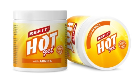 Загряващ гел Арника Refit Hot Gel Arnica – 230 мл - Img 2