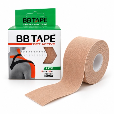 Кинезио Тейп за Чувствителна Кожа BBTape LITE (5см х 5м) – Хипоалергенна Лента за Деца, Лице и Тяло - Img 3