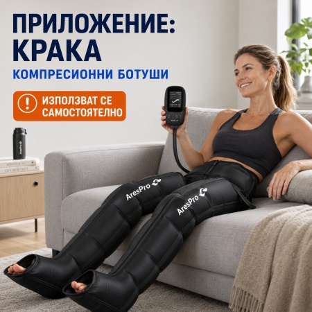 Aparat Drenaj Limfatic AresPro Premium 3în1 – Sistem Presoterapie - Img 5