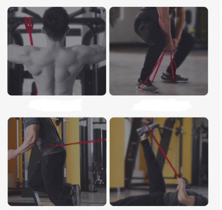 Bandă Elastică de Antrenament Power Band Red 7-30 kg – Elastic Profesional pentru Fitness, Crossfit și Kinetoterapie - Img 3