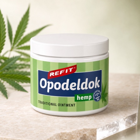 Балсам за стави и мускули Refit Opodeldok Cannabis – 200 ml - Img 3