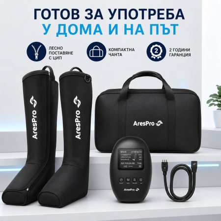 Aparat Masaj Picioare AresPro Premium – Presoterapie Picioare - Img 4