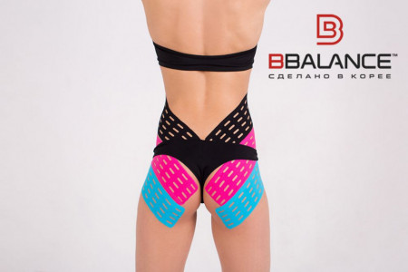Bandă Kinesiologică pentru Drenaj Limfatic BB LYMPH TAPE™ 7.5cm x 5m – Bandă Perforată Premium Anticelulitică și Remodelare Corporală - Img 4