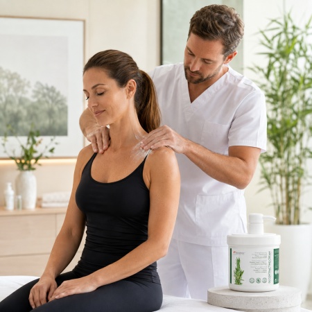 Масажен крем за схващане, крампи и умора Rehabmedic 500 мл - Img 5