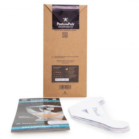 Benzi Biomecanice pentru Corectarea Posturii Posture Pals X Dynamic Tape (5 bucăți) – Benzi Elastice Gata Tăiate pentru Spate și Umeri - Img 2