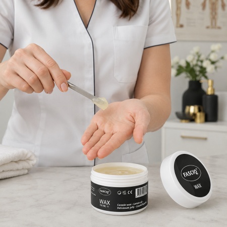 Професионален масажен восък FASCIQ® Wax с бадемово масло и пчелен восък (150ml) - Img 4